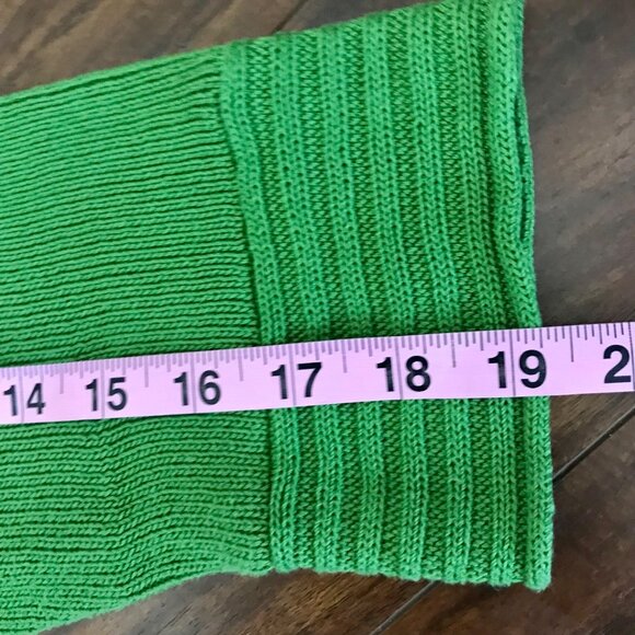 Beyond Threads Women's Green Pima Cotton Knit Button-Front Sweater. Size L. Peru - Picture 8 of 8